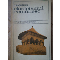 Clasicismul Romanesc - D. Pacurariu ,307748