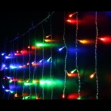 Perdea luminoasa cu 8 jocuri de lumini, 132 LED, 3x1m, multicolor