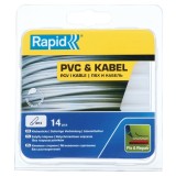 Rapid 5000695 - Baghete silicon transparente 12x94 mm 14 bucati EG111 EG212 EG250 CG270 BGX300 G1000 Hobby Glue Gun