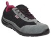 Pantofi Dama Negru-Roz Piele Velur 37