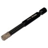 YATO Burghiu diamantat 10 mm, prindere hexagonala 1/4&amp;quot;, pentru gaurire umeda si uscata in ceramica