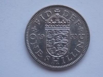 ONE SHILLING 1953 GBR foto