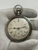 CEAS DE BUZUNAR ARGINT 800 - August Muller - Hunter - 6cm - Microregulator !