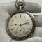 CEAS DE BUZUNAR ARGINT 800 - August Muller - Hunter - 6cm - Microregulator !