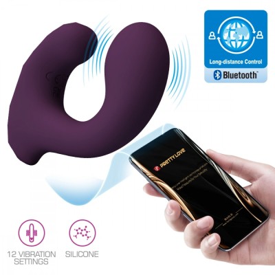 Vibrator Billy, 12 Moduri Vibratii, Bluetooth Control Free App, Silicon, USB, Mov foto