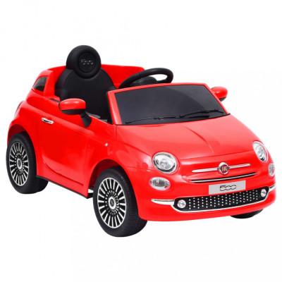 Mașină electrică pentru copii Fiat 500, roșu foto