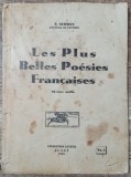 Les plus belles poesies francaises - N. Serban// Jassy, 1933