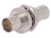 Conector BNC Soclu Drept 75&Omega; TELEG&Auml;RTNER J01005A0007 PTFE Aurit Montare Panou