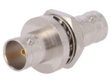 Adaptor BNC Soclu Drept 75&Omega; PTFE Aurit