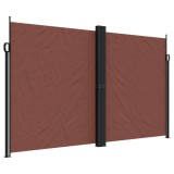 Cumpara ieftin Copertina laterala retractabila, maro, 200x1200 cm