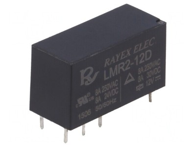 Releu Electromagnetic DPDT 12V 5A foto