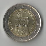 San Marino, 2 euro de circulatie, 2012, UNC, Europa
