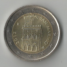 San Marino, 2 euro de circulatie, 2012, UNC