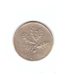 Moneda Italia 20 lire 1958, stare buna, curata