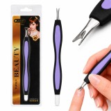Daltă trimmer pentru cuticule pentru unghii culoare mov