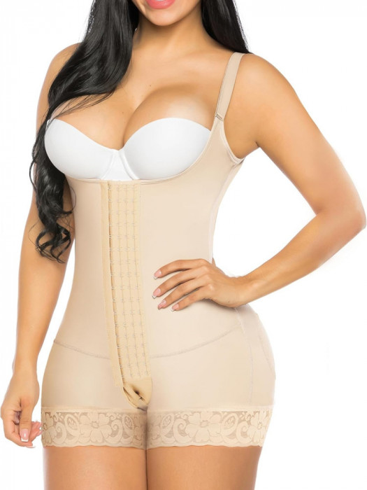 RX Shapewear Tummy Control Fajas Colombianas de &icirc;naltă compresie de corp Shaper