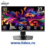 Monitor gaming MSI 26.5" 500Hz QD-OLED 0.03ms, WQHD, 2560x1440, HDMI, DisplayPort, negru