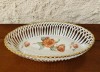 COSULET/ FRUCTIERA DIN PORTELAN FIN- MARCAJ PORTELANUL ALBA- IULIA LUCRU MANUAL L24CM