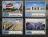 BC24, Djibouti 2017, serie trenuri, cai ferate, Nestampilat