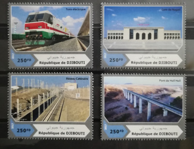 BC24, Djibouti 2017, serie trenuri, cai ferate foto
