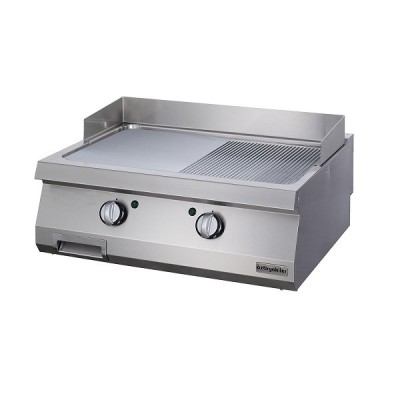 Gratar-Grill profesional de banc-neted-striat-ELECTRIC-80x70cm foto