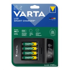Varta Incarcator Inteligent include 4 acumulatori Ni-MH AA (R6) 2100mA &gt;1,5H&lt; LCD Smart Charger &quot;+&quot; 57684 (2/2)