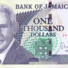 Bancnota Jamaica 1.000 Dolari 2021 - P86 UNC