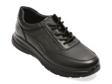 Cumpara ieftin Pantofi sport OTTER negri, HT3, din piele naturala