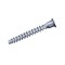 Surub de cuplare, pentru pal, cu cap inecat, din otel, zincat alb, 7 x 50 mm, set 100 buc