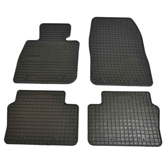 Set covorase auto din cauciuc mazda CX-3 2015-, presuri BestAutoVest, culoare Negru, 4 buc.