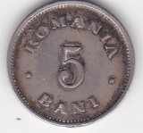 Monedă Rom&acirc;nia 5 bani 1900, numismatică rom&acirc;nească