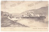 3059 - ORSOVA, harbor, ship, Danube, Romania - old postcard, CENSOR - used 1916