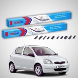 Cumpara ieftin Ștergătoare Toyota Yaris P1 Hatchback France 2001-2006 | Set Față Flat Premium &ndash; TeamCar&reg;