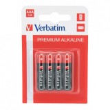 Baterie Verbatim Premium Alkaline, AAA / LR3, Set 4 bucati 49920