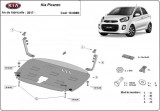 Scut motor metalic Kia Picanto 2017-prezent