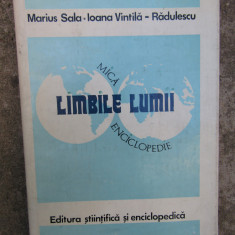 Marius Sala - Limbile lumii - Mică enciclopedie (editia 1981) AUTOGRAF
