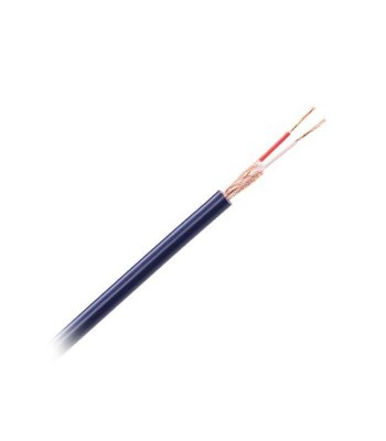 Cablu microfon STEREO albastru 6mm KAB0605C conductor interior 2x20 foto