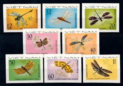 Vietnam 1977 - Libelule, insecte, serie ndt neuzata foto