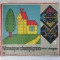 Joc vintage Mozaic cu imagini / Mosaique champignon avec images, Edition Carlit Zurich, anii 50, vechi colectie