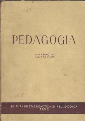 Pedagogia - I. A. Kairov foto