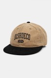 DC sapca Gymnasium Snapback culoarea maro, cu imprimeu, ADYHA04220