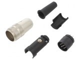 Conector M16 Mufă 7P Neecranat Argintat IP40 5A