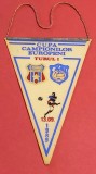Fanion meci fotbal STEAUA BUCURESTI - FRAM REYKJAVIK (Cupa Campionilor Europeni 13.09.1989)