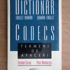 Dicționar CODECS termeni de afaceri englez-român / român-englez