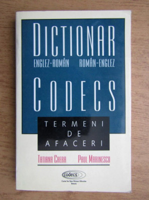 Dicționar CODECS termeni de afaceri englez-rom&amp;acirc;n / rom&amp;acirc;n-englez foto