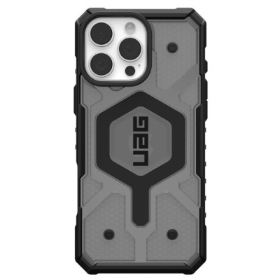 Husa pentru iPhone 16 Pro - UAG Pathfinder Clear MagSafe - Ash foto