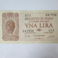 Italia 1 Lira 1944 în stare bună