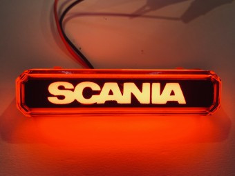 Lampa gabarit cu LOGO NEON Rosie FR0260 Scania foto