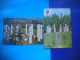 HOPCT LOT 2547 MONUMENTUL MARTIRILOR MOISEI-MARAMURES-2 CARTI POSTALE-CIRCULATE, Circulata, Printata, Satu Mare