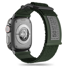 Curea Tech-Protect Scout pentru Apple Watch 4/5/6/7/8/9/Se/Ultra 1/2 (42/44/45/49 mm) Verde Militar